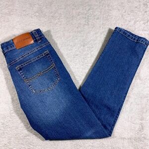 Lucky Brand Authentic Skinny Stretch Jeans Girls 14 Blue Medium Wash Slim Fit